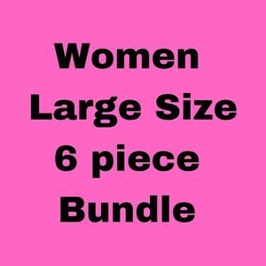 Women Large Size 6 piece Bundle